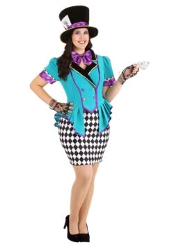 Women's Plus Size Marvelously Mad Hatter Costume