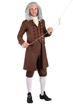 Plus Size Colonial Benjamin Franklin Men's Costume