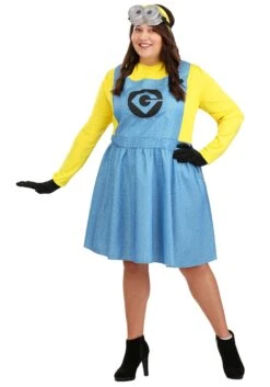 Disguise Women's Plus Size Minion Costume Dress