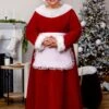 Plus Size Mrs Claus Deluxe Women's Costume -Halloween Costumes plus size mrs claus costume update main