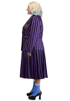Plus Size Nevermore Academy Enid Sinclair Wednesday Costume For Women -Halloween Costumes plus size nevermore academy enid sinclair wednesda alt 2