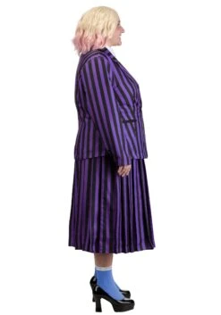 Plus Size Nevermore Academy Enid Sinclair Wednesday Costume For Women -Halloween Costumes plus size nevermore academy enid sinclair wednesda alt 3