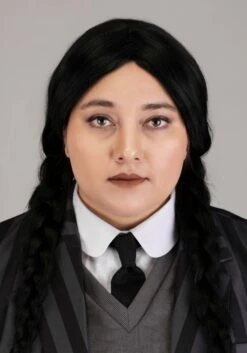 Plus Size Nevermore Academy Wednesday Women's Costume -Halloween Costumes plus size nevermore academy wednesday costume alt 3