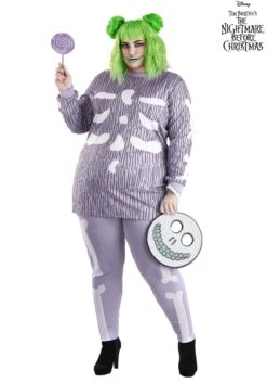 Plus Size Disney Nightmare Before Christmas Women's Barrel Costume -Halloween Costumes plus size nightmare before christmas barrel costum alt 12