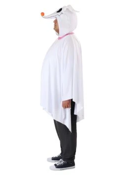 Plus Size Nightmare Before Christmas Zero Costume Poncho For Adults -Halloween Costumes plus size nightmare before christmas zero costume alt 7