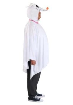 Plus Size Nightmare Before Christmas Zero Costume Poncho For Adults -Halloween Costumes plus size nightmare before christmas zero costume alt 8
