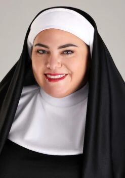 Women's Plus Size Traditional Nun Costume 9 Women's Plus Size Traditional Nun Costume -Halloween Costumes plus size nun costume alt 1