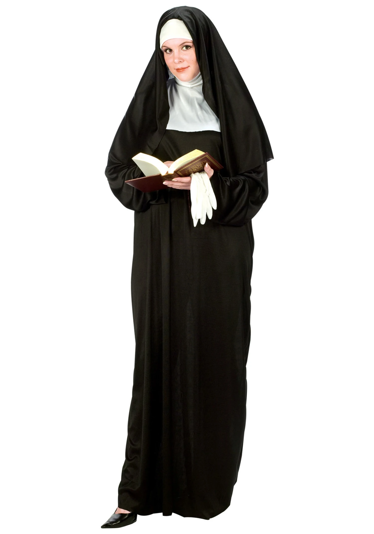 Fun World Plus Size Women's Nun Costume 3 Fun World Plus Size Women's Nun Costume