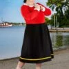 Women's Plus Size Olive Oyl Costume Dress -Halloween Costumes plus size olive oyl costume