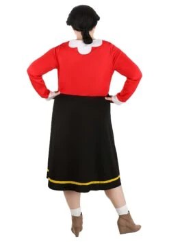 Women's Plus Size Olive Oyl Costume Dress 9 Women's Plus Size Olive Oyl Costume Dress -Halloween Costumes plus size olive oyl costume alt 3