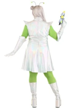 Plus Size Outer Space Alien Costume For Women 10 Plus Size Outer Space Alien Costume For Women -Halloween Costumes plus size outer space alien costume alt 1