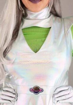 Plus Size Outer Space Alien Costume For Women 12 Plus Size Outer Space Alien Costume For Women -Halloween Costumes plus size outer space alien costume alt 3