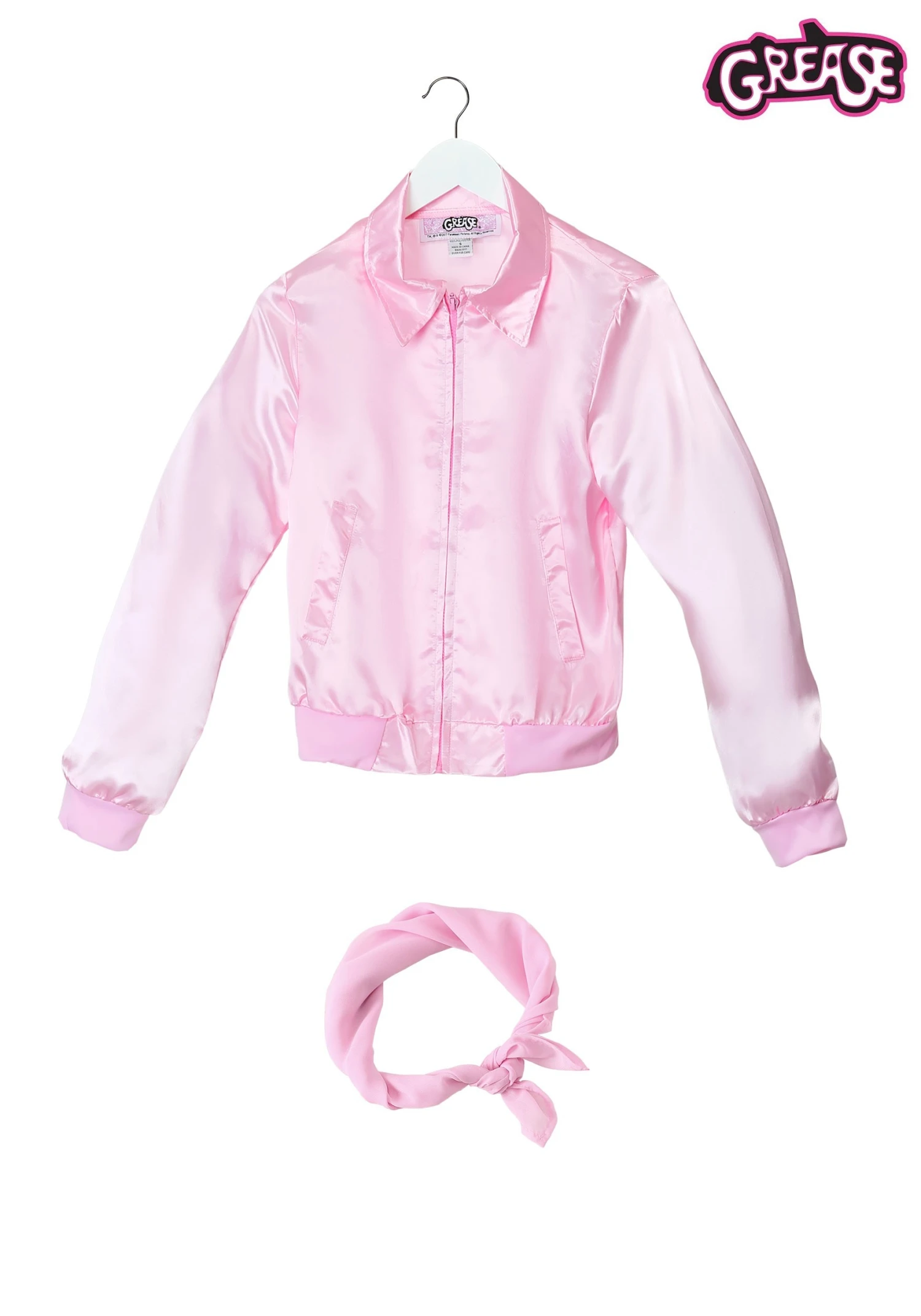Grease Plus Size Pink Ladies Costume Jacket 9 Grease Plus Size Pink Ladies Costume Jacket - Image 7