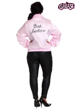 Grease Plus Size Pink Ladies Costume Jacket 10 Grease Plus Size Pink Ladies Costume Jacket -Halloween Costumes plus size pink ladies jacket alt 6