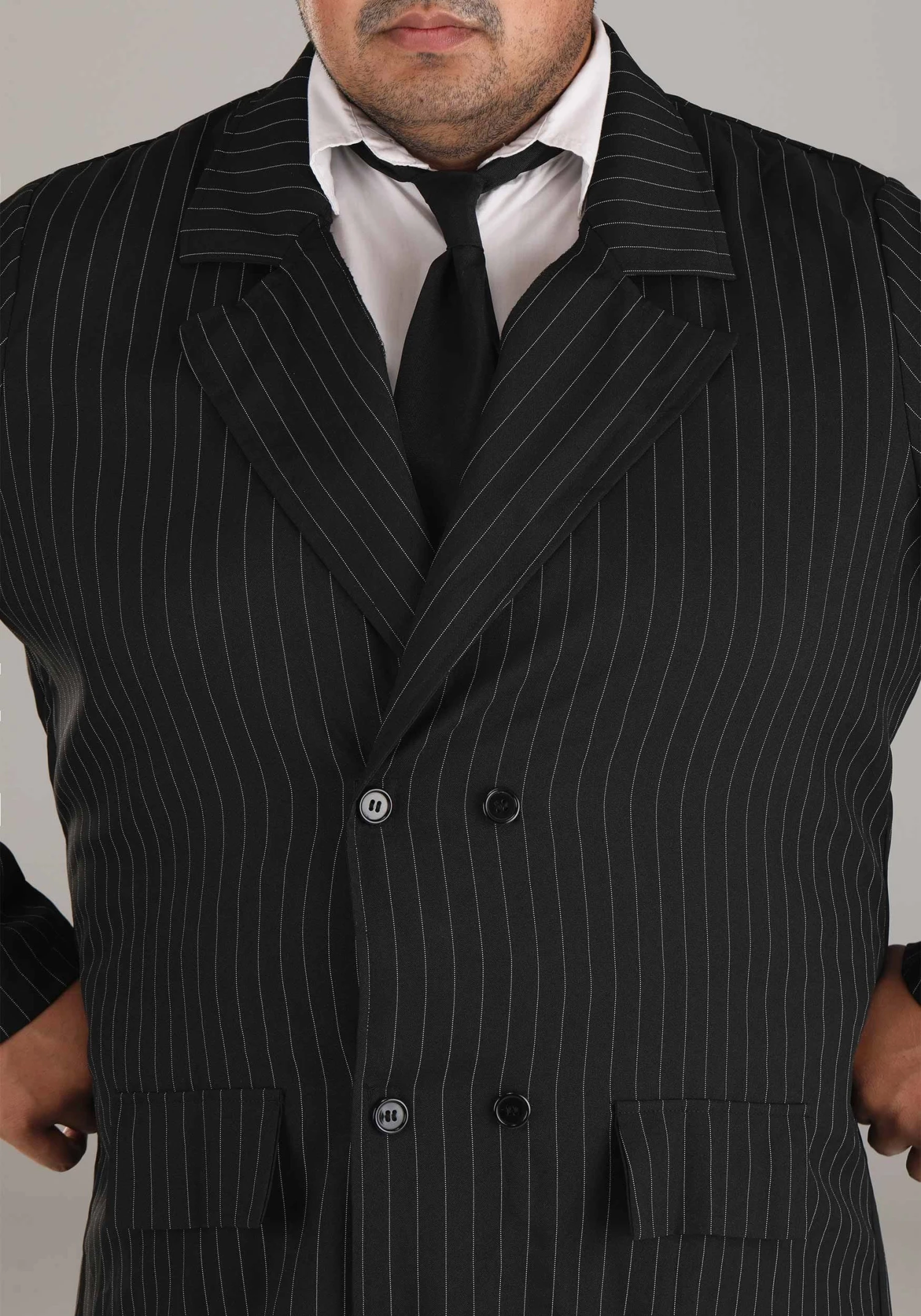 Deluxe Plus Size Gangster Costume 4 Deluxe Plus Size Gangster Costume - Image 2