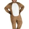 Plus Size Plush Reindeer Costume For Adults 1 Plus Size Plush Reindeer Costume For Adults -Halloween Costumes plus size plush reindeer costume