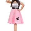 Fun World Plus Size Poodle Skirt Costume Dress For Women -Halloween Costumes plus size poodle skirt dress