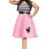 Fun World Plus Size Women's Poodle Skirt Dress Costume 2 Fun World Plus Size Women's Poodle Skirt Dress Costume -Halloween Costumes plus size poodle skirt dress costume for women