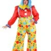 Women's Plus Size Posh Polka Dot Clown Costume 2 Women's Plus Size Posh Polka Dot Clown Costume -Halloween Costumes plus size posh polka dot clown costume
