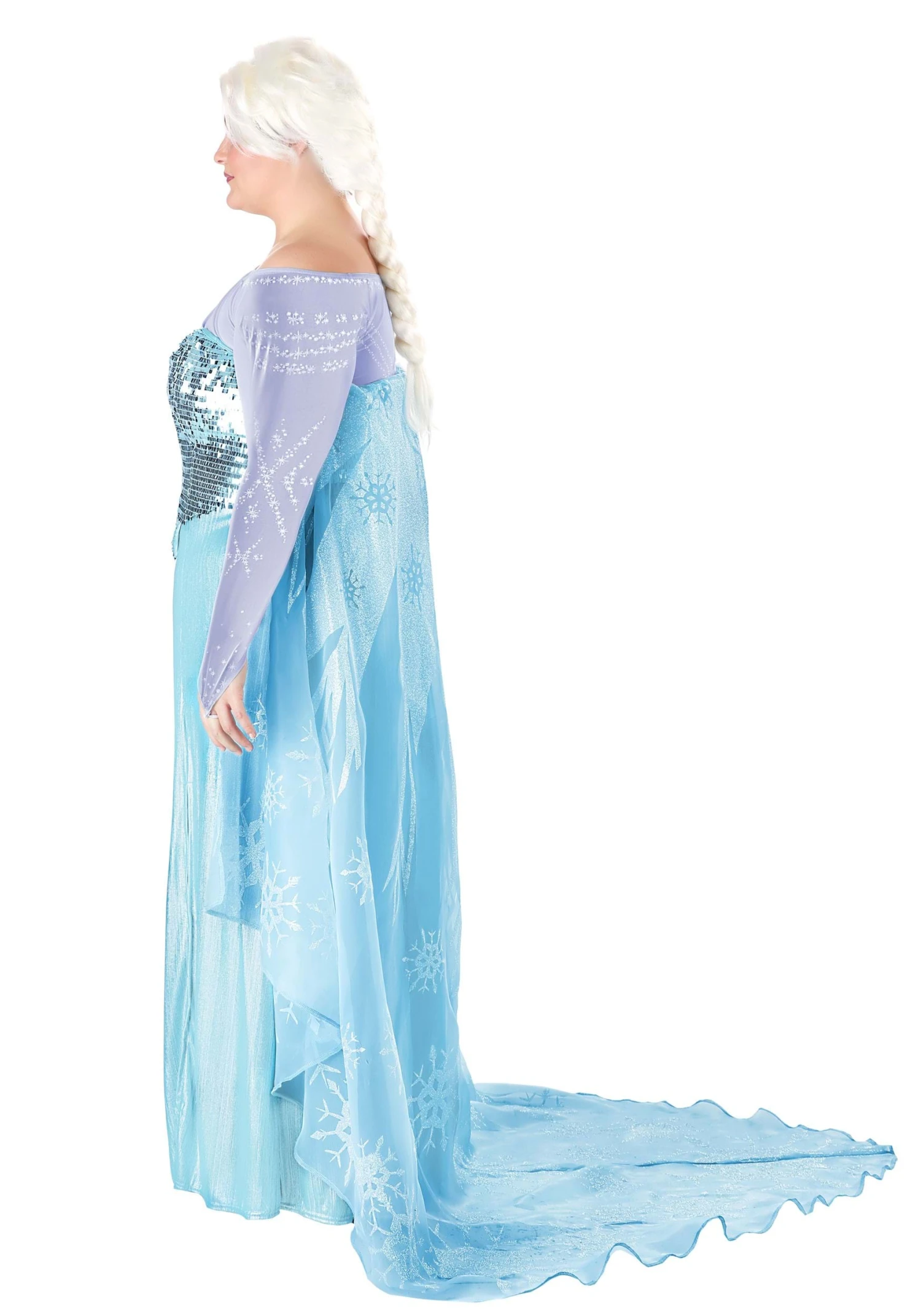 Women's Plus Size Premium Disney Frozen Elsa Costume 10 Women's Plus Size Premium Disney Frozen Elsa Costume - Image 8