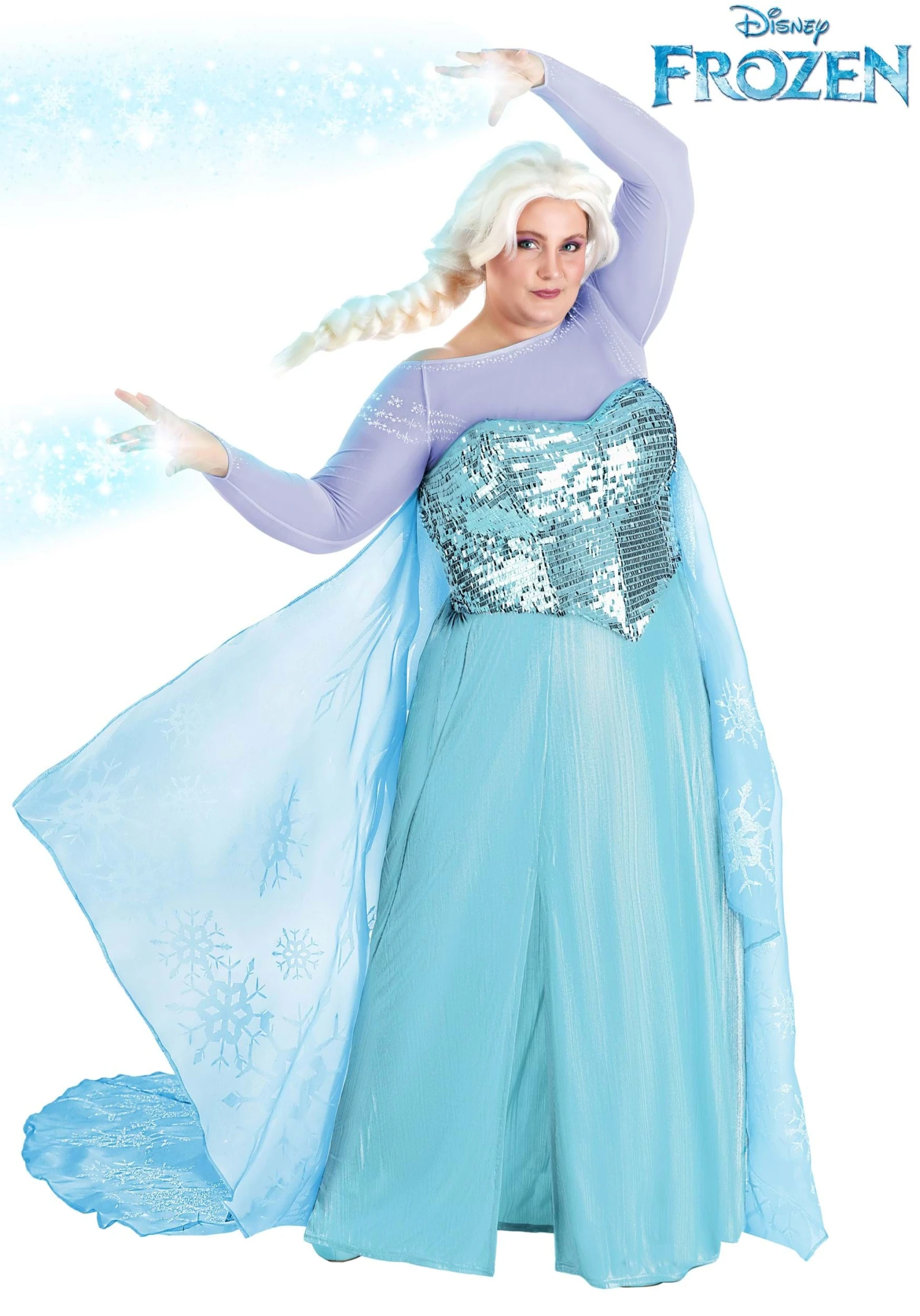 Women's Plus Size Premium Disney Frozen Elsa Costume 11 Women's Plus Size Premium Disney Frozen Elsa Costume - Image 9