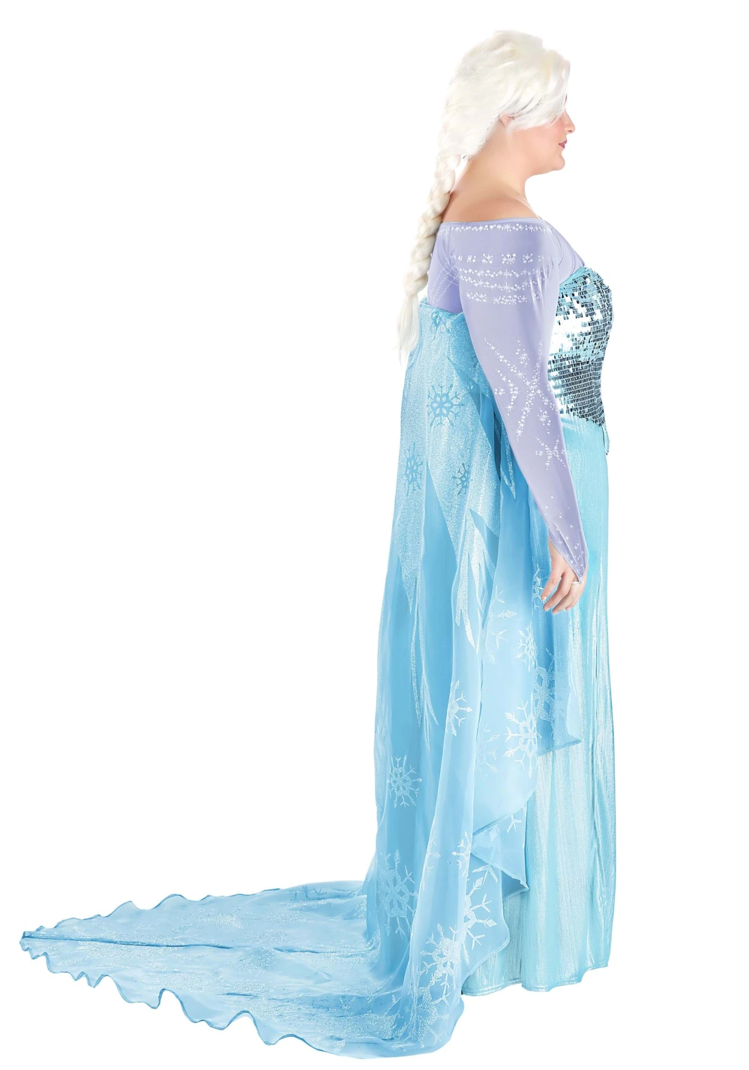 Women's Plus Size Premium Disney Frozen Elsa Costume 12 Women's Plus Size Premium Disney Frozen Elsa Costume - Image 10