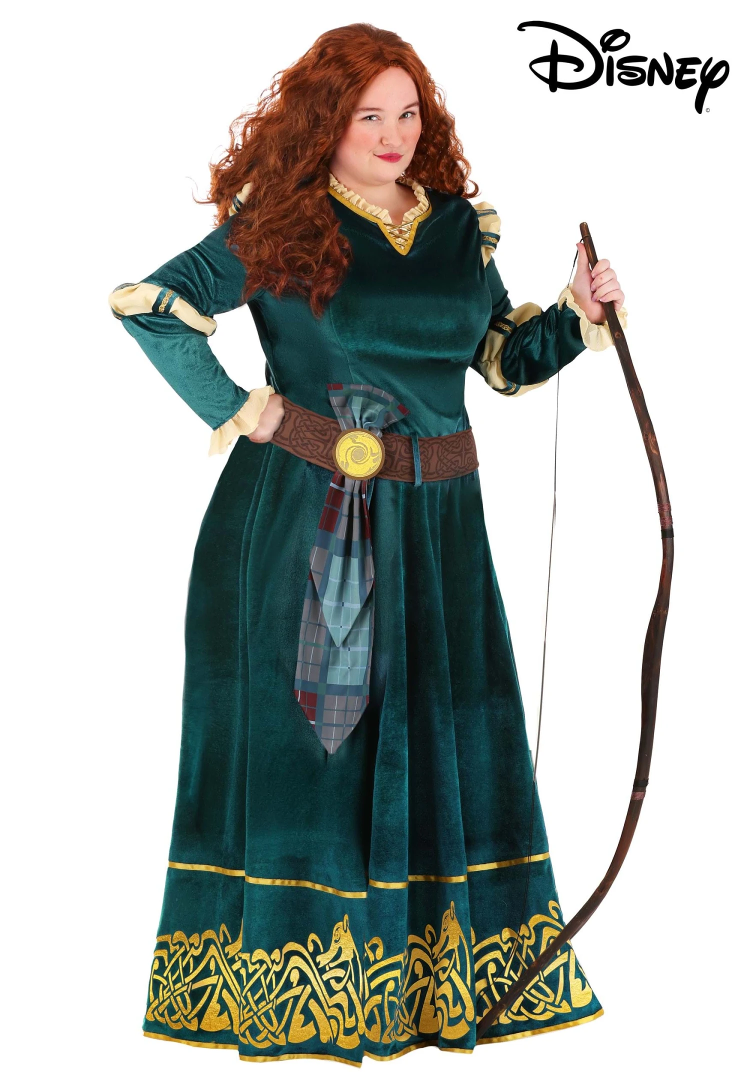Plus Size Premium Disney Merida Costume For Women 9 Plus Size Premium Disney Merida Costume For Women - Image 7