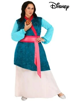Women's Plus Size Premium Disney Mulan Costume