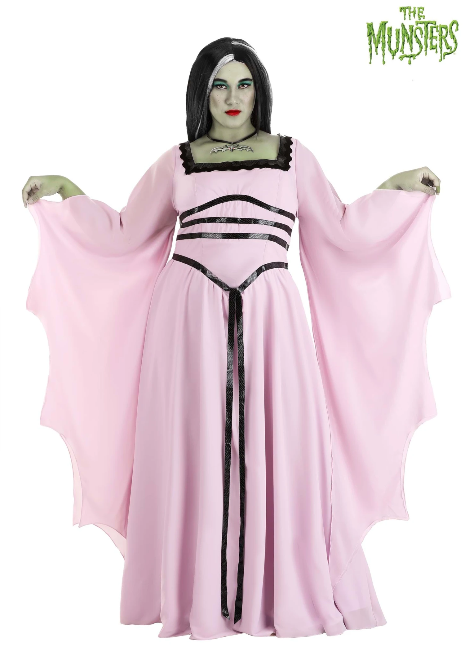 Women's Plus Size Premium Lily Classic Munsters Costume 3 Women's Plus Size Premium Lily Classic Munsters Costume