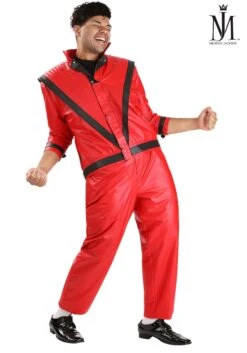 Men's Plus Size Premium Michael Jackson Thriller Costume