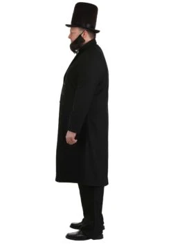 Plus Size President Abe Lincoln Costume For Men 11 Plus Size President Abe Lincoln Costume For Men -Halloween Costumes plus size president abe lincoln costume alt 2