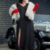 Plus Size Prestige Cruella De Vil Stole Costume For Women 1 Plus Size Prestige Cruella De Vil Stole Costume For Women -Halloween Costumes plus size prestige cruella de vil stole costume 2 1