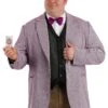 Hasbro Plus Size Clue Professor Plum Costume For Men 2 Hasbro Plus Size Clue Professor Plum Costume For Men -Halloween Costumes plus size professor plum clue costume