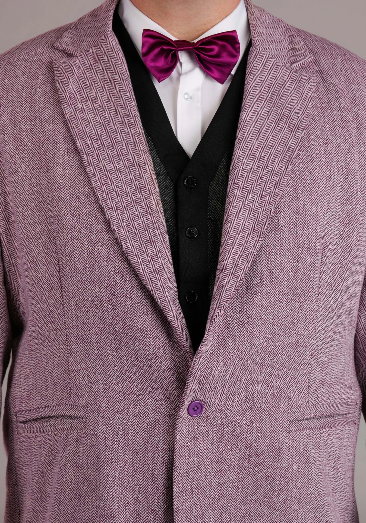 Hasbro Plus Size Clue Professor Plum Costume For Men 8 Hasbro Plus Size Clue Professor Plum Costume For Men - Image 6