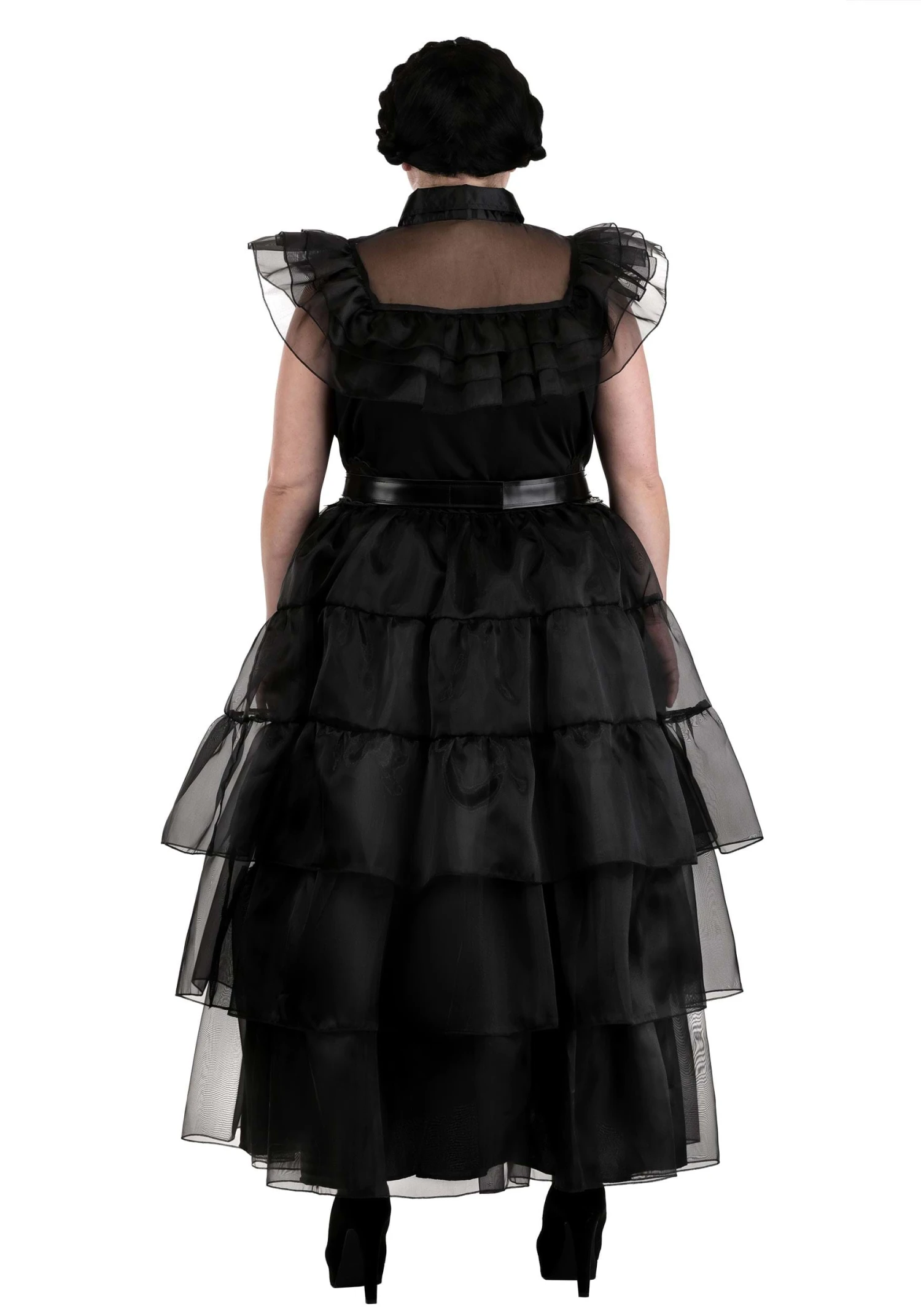 Plus Size Wednesday Rave'N Dance Costume Dress For Women 4 Plus Size Wednesday Rave'N Dance Costume Dress For Women - Image 2