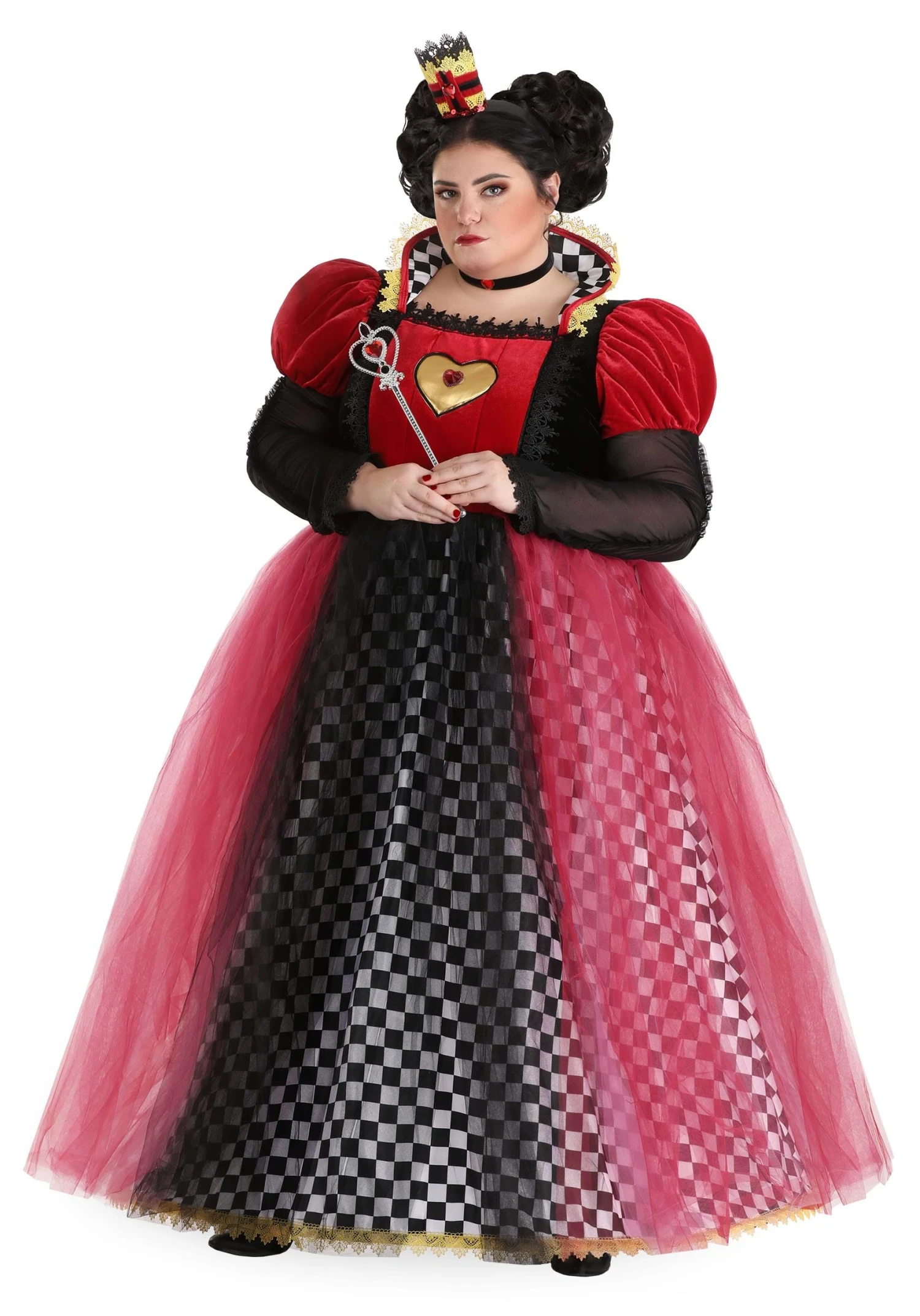 Ravishing Queen Of Hearts Plus Size Costume 3 Ravishing Queen Of Hearts Plus Size Costume