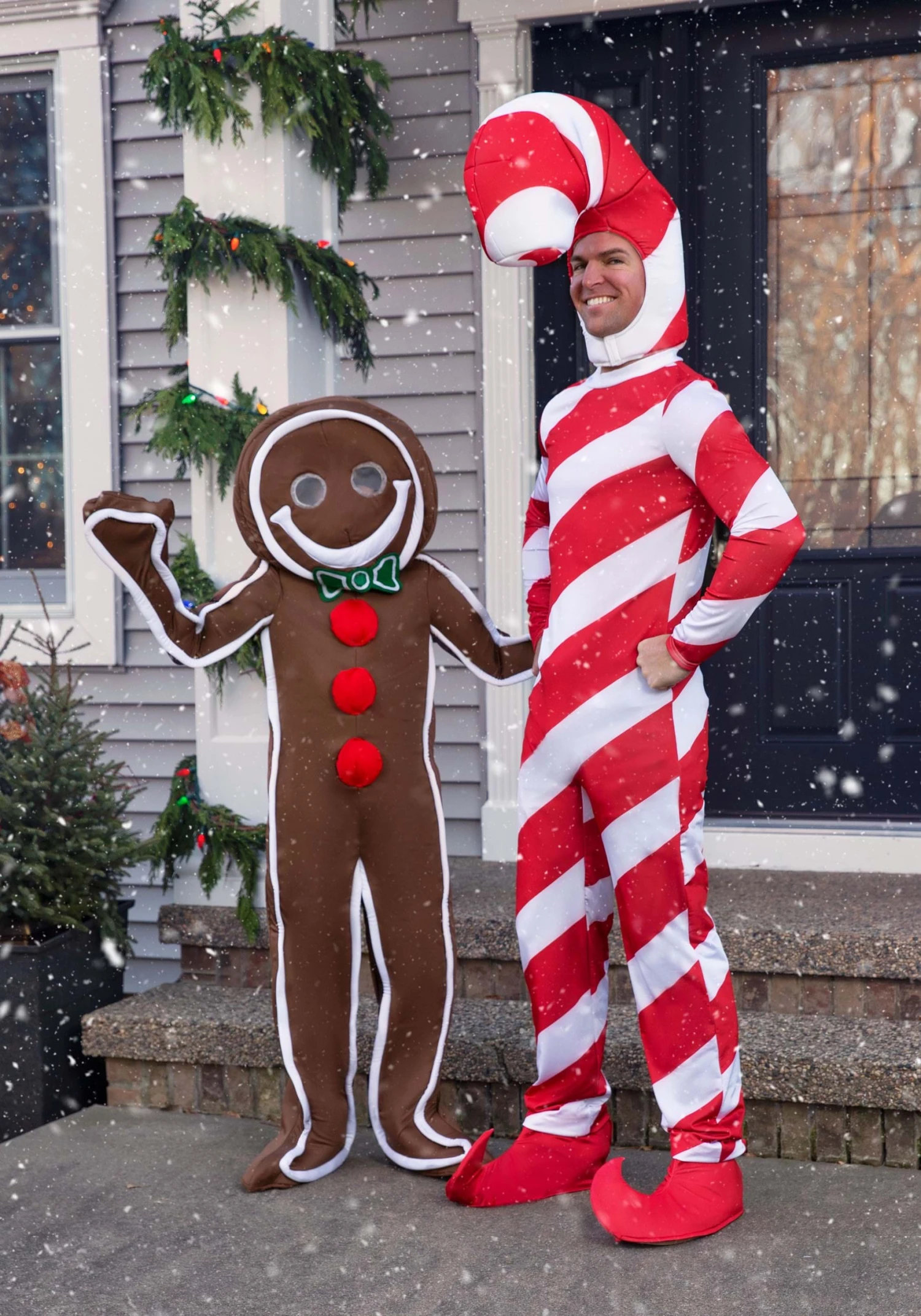 Plus Size Adult Red Candy Cane Bodysuit Costume 5 Plus Size Adult Red Candy Cane Bodysuit Costume - Image 3