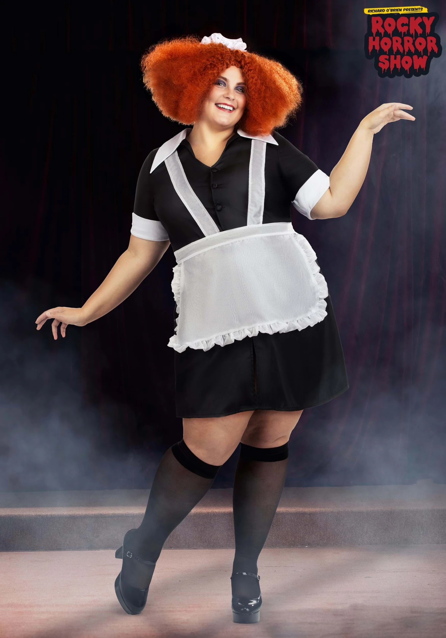 Plus Size Rocky Horror Show Magenta Costume For Women 3 Plus Size Rocky Horror Show Magenta Costume For Women