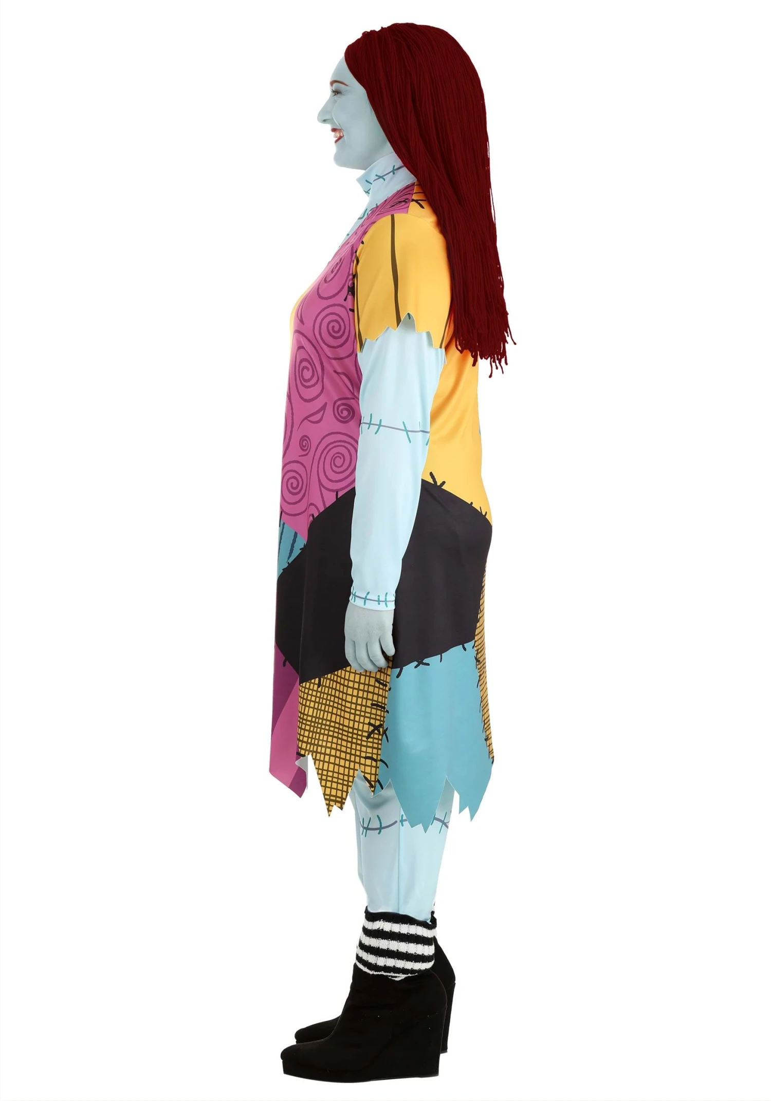 Plus Size Nightmare Before Christmas Sally Costume 10 Plus Size Nightmare Before Christmas Sally Costume - Image 8