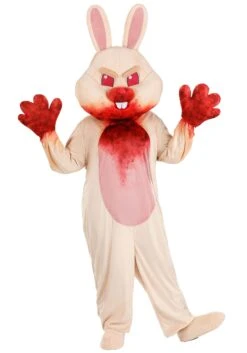 Adult Plus Size Scary Easter Bunny Costume