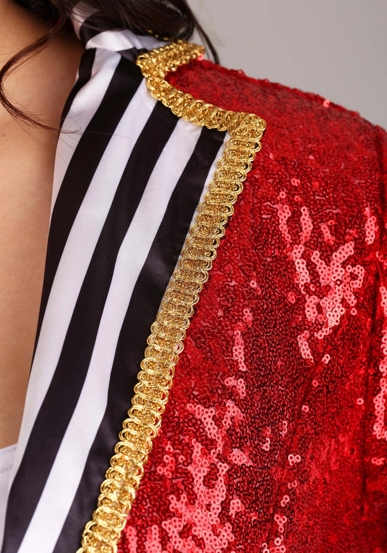 Women's Plus Size Sexy Sequin Ringmaster Costume 6 Women's Plus Size Sexy Sequin Ringmaster Costume - Image 4