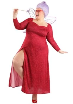 Plus Size Women's Shrek Fairy Godmother Costume 11 Plus Size Women's Shrek Fairy Godmother Costume -Halloween Costumes plus size shrek fairy godmother costume alt 2