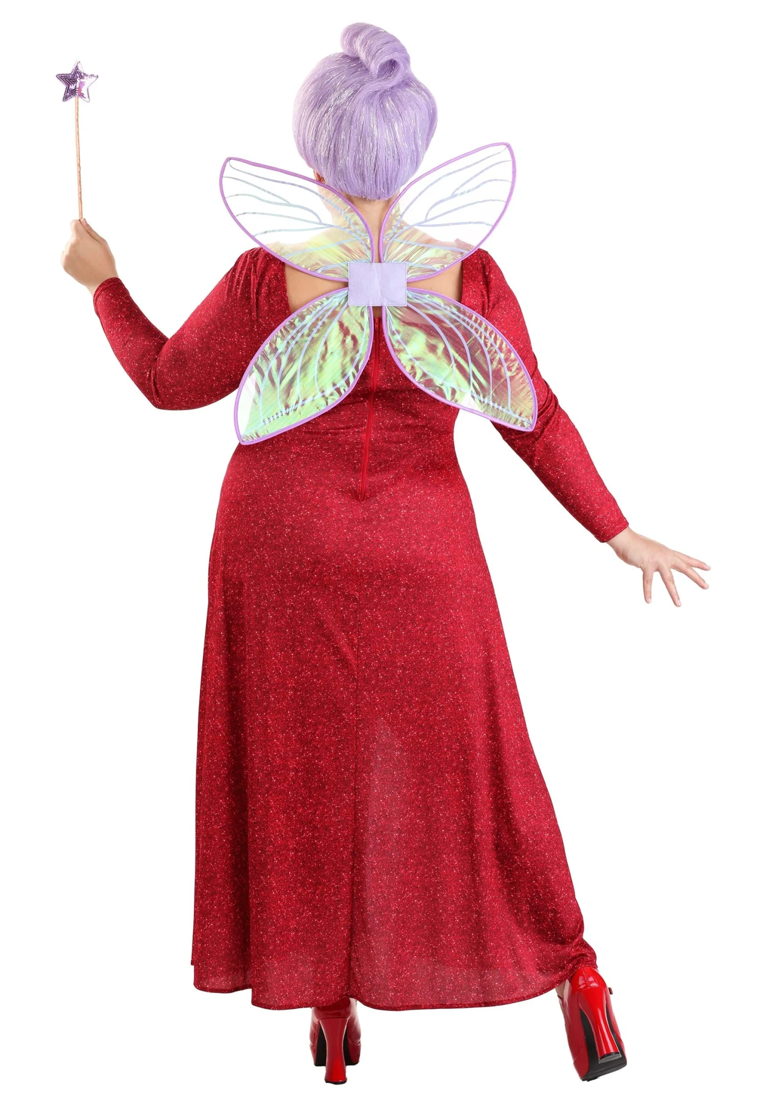 Plus Size Women's Shrek Fairy Godmother Costume 6 Plus Size Women's Shrek Fairy Godmother Costume - Image 4