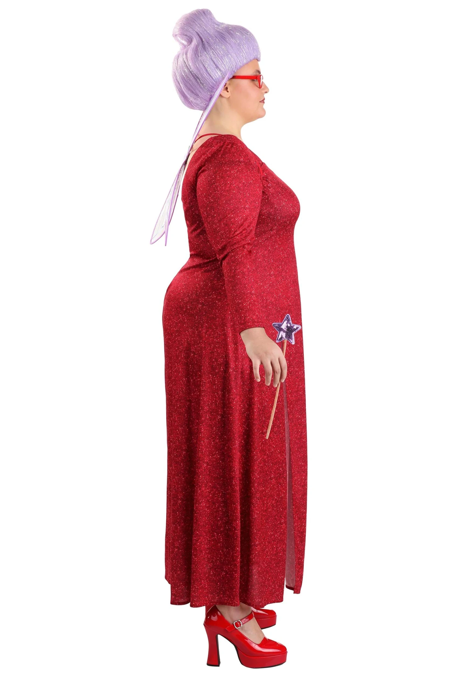 Plus Size Women's Shrek Fairy Godmother Costume 9 Plus Size Women's Shrek Fairy Godmother Costume - Image 7