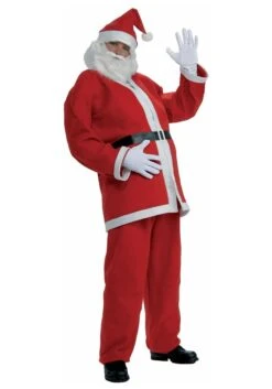 Men's Plus Size Simply Santa Costume