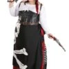 Women's Plus Size Skeleton Flag Rogue Pirate Costume 1 Women's Plus Size Skeleton Flag Rogue Pirate Costume -Halloween Costumes plus size skeleton flag rogue pirate costume for women main
