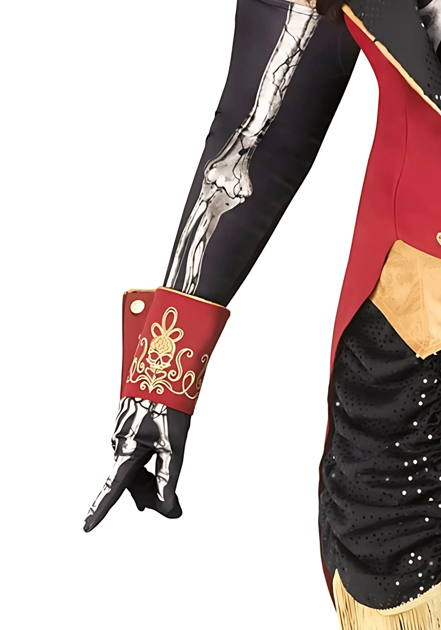 Fun World Women's Plus Size Skeleton Ringmistress Costume 6 Fun World Women's Plus Size Skeleton Ringmistress Costume - Image 4