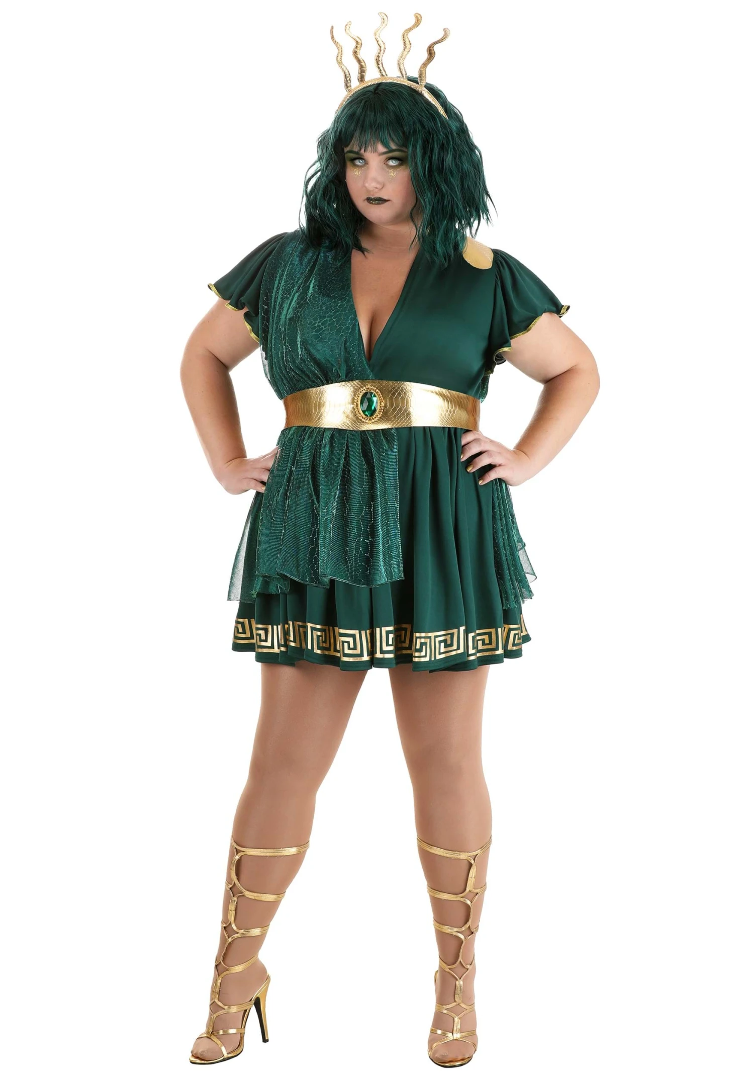 Plus Size Stunning Medusa Costume For Women 3 Plus Size Stunning Medusa Costume For Women
