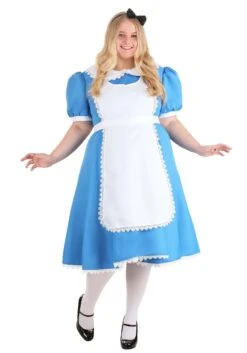 Plus Size Women's Supreme Alice Costume Dress 9 Plus Size Women's Supreme Alice Costume Dress -Halloween Costumes plus size supreme alice costume alt 5
