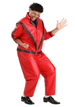 Men's Plus Size Michael Jackson Thriller Costume 9 Men's Plus Size Michael Jackson Thriller Costume -Halloween Costumes plus size thriller michael jackson costume alt 2